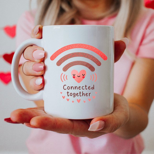 Modern Kärlek Valentine Kaffemugg (Skapare uppladdad)