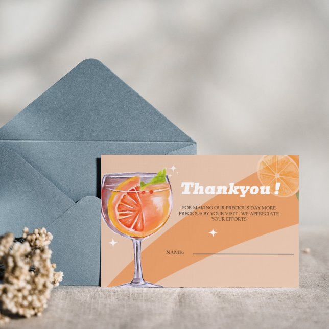 Modern Kärlek vid First Spritz Möhippa tack (Thankyou)