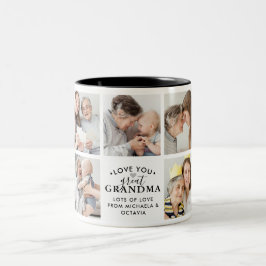 Modern Kärlek You Underbar Grandma/Granny/Nana 9-P Två-Tonad Mugg