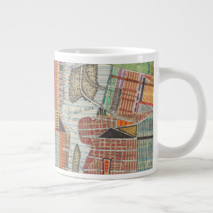 Modern Karta i New York III Jumbo Mugg