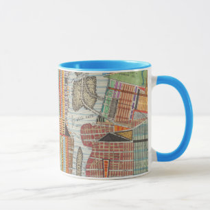Modern Karta i New York III Mugg