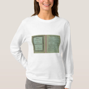 Modern kartbok tee shirt