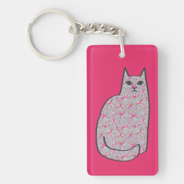 Modern katt, Fuchsia-Rosa och Grått i mitten av år (Framsidan)