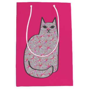 Modern katt, Grått/Grått och Rosa i mitten av århu