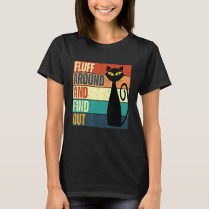 Modern katt och fin kattsoffert från århundradet t shirt