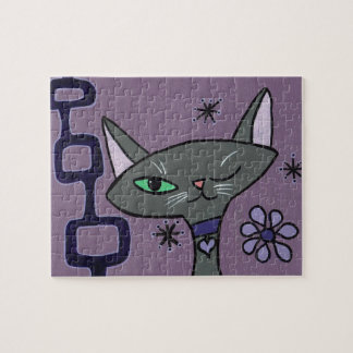 Modern kattpussel under århundradet pussel