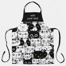 Modern Kawaii Funny Cute Cats Mönster