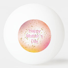 Modern Kawaii Rosa Bästa Mamma någonsin Mors dag Pingisboll