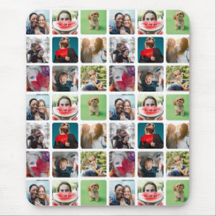 Modern Keepsaké Photo Collage Mönster Musmatta