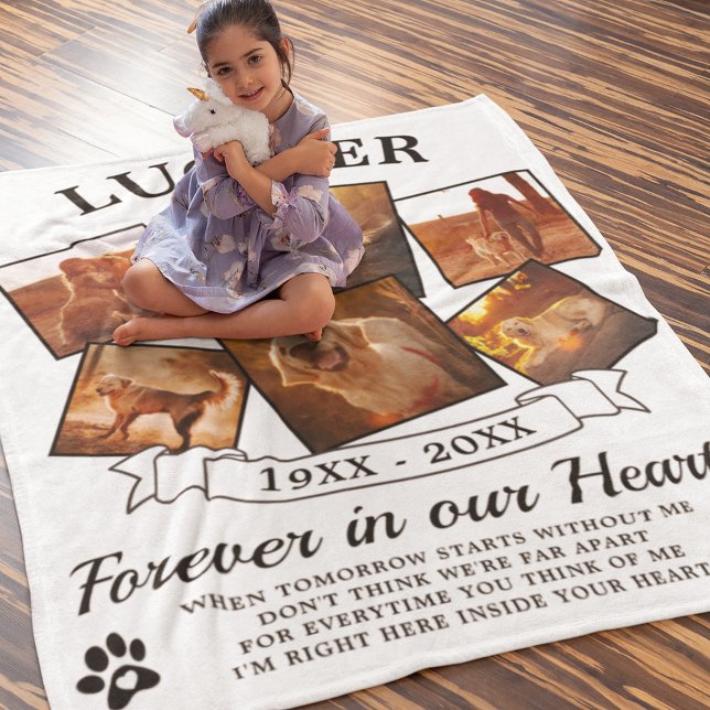 Modern Keepsakes Hund Photo Fleecefilt (Skapare uppladdad)