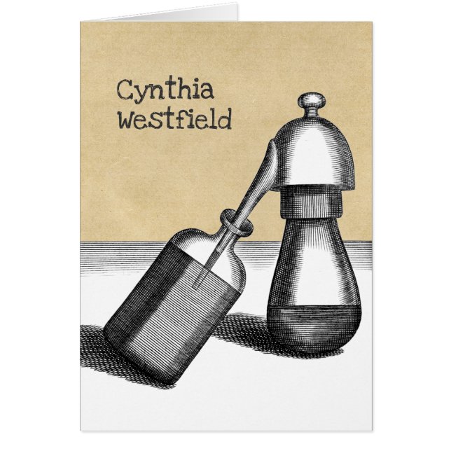 Modern kemi Medieval Alchemy Cards OBS Kort (Framsidan)