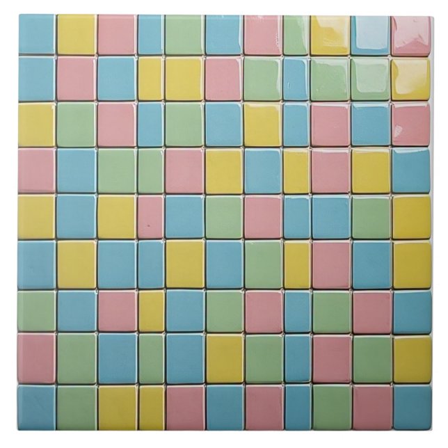 Modern keramik Tile-Färgad för godis Kakelplatta (Framsidan)