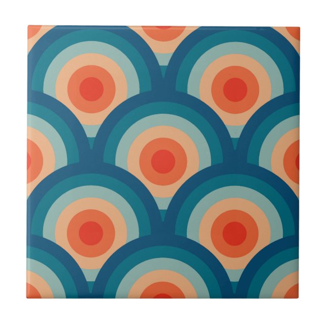 Modern keramik Tile för medelårhundradet Kakelplatta (Framsidan)
