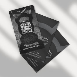 Modern Kettlebell Fitness QR-kod Visitkort