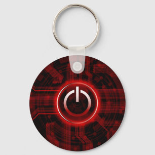 modern keychain för teknologitemadesign nyckelring