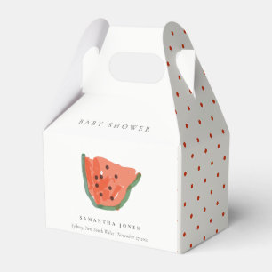 Modern Kid Hand plockade Watermelon Fruit Baby Sho Presentaskar