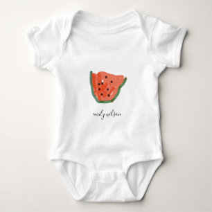 Modern Kids Hand plockade Red Grönt Watermelon Fr T Shirt