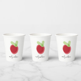 Modern Kids School Teacher Hand plockade Apple