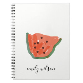 Modern Kids Teacher Hand plockade Watermelon Fruit Anteckningsbok