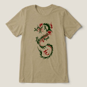 Modern kinesisk drake t shirt