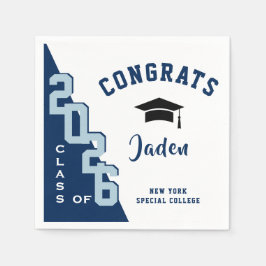 Modern klass för 2024-marinens Grått-Studentfest Pappersservett