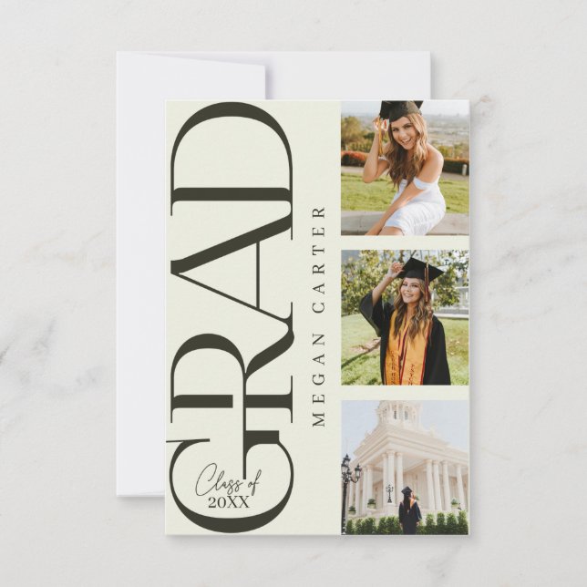 Modern klass för 2025 års aviseringskort i Student Kort (Framsida)