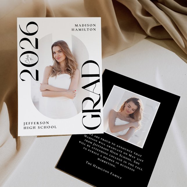 Modern klass för 2025 Grad 2 Photo Studenten Meddelande (Skapare uppladdad)