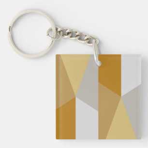 Modern klassisk geometrisk gyllene Gult, Grått Art