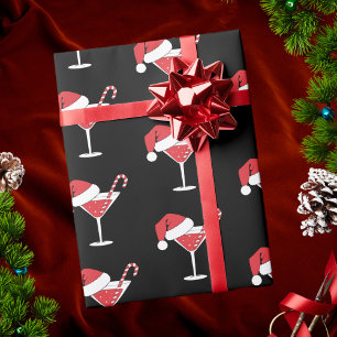 Modern klassisk jultomte presentpapper