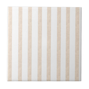 Modern Klassisk Keramisk Kakel Beige Randig Vertik