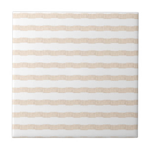 Modern Klassisk Keramisk Klinker Beige Randig Kakelplatta