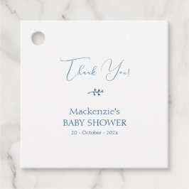 Modern Klassisk Minimalistisk Bebis Shower Gåvor Etiketter