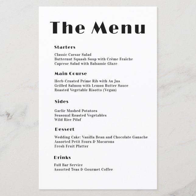 Modern klassisk minimalistisk typografi (Framsida)