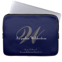 Modern klassisk monogram och Namn Chic Professione