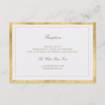 Modern Klassisk Pärlguld Elegant Bröllopsdetalj