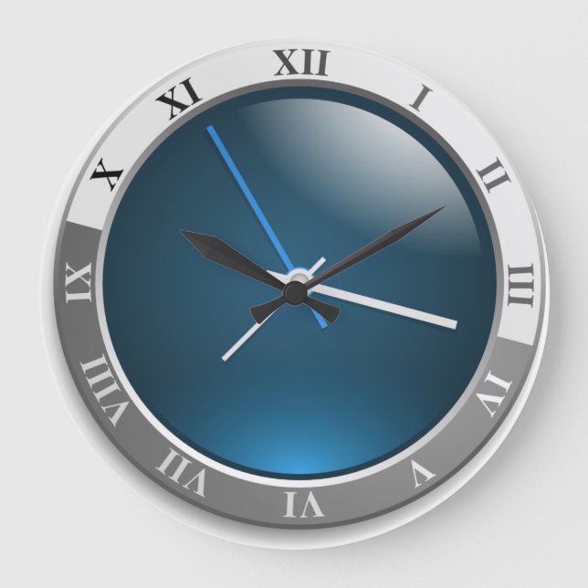 modern klocka, väggur, industriklocka stor klocka (Framsida)