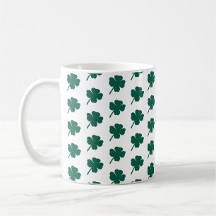 Modern klöver St Patricks Day Kaffemugg