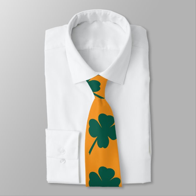 Modern klöver St Patricks Day  Slips (Bunden)