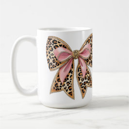 Modern kokett båge kaffemugg