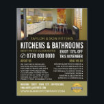 Modern köksdesign, köks- och badrumsFitter Flygblad<br><div class="desc">Modern köksdesign,  köks- och badrumsverkets reklamflygare från Affärskortet Store.</div>
