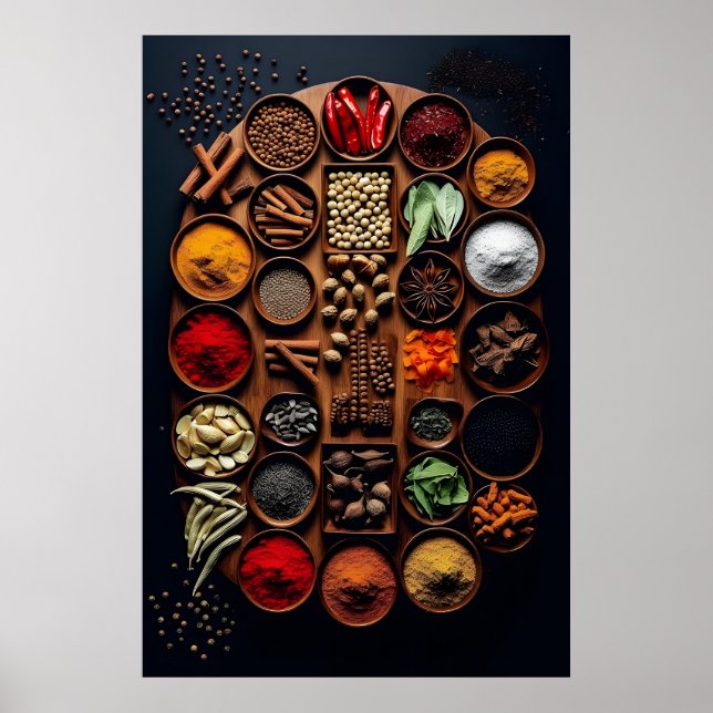 Modern Köksskyddsmur Art Poster (Framsidan)