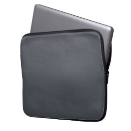 Modern kolgrå enfärgad färg laptop fodral
