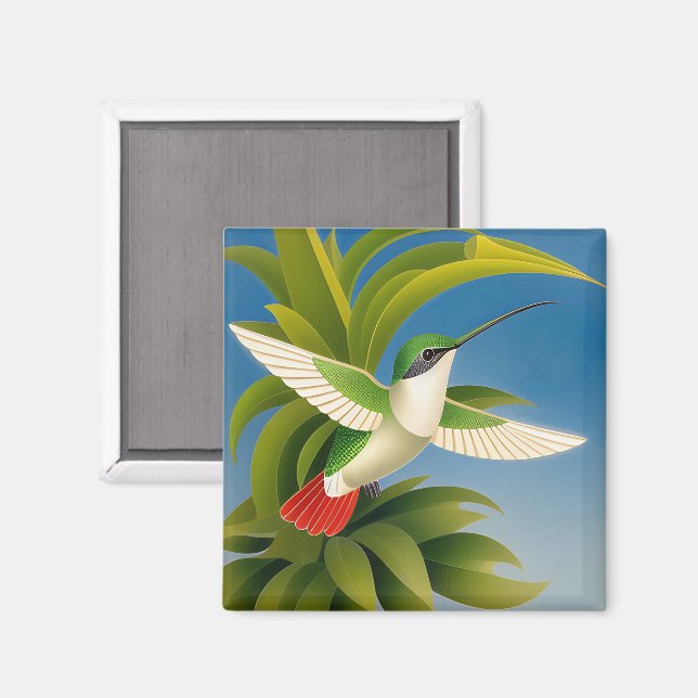 Modern Kolibri Magnet (Front/Back)
