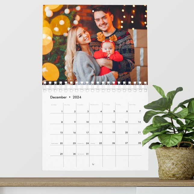 Modern kollage foto familj 2026 kalender (Skapare uppladdad)