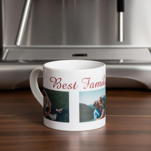 Modern kollagefoto & Bästa familjen någonsin Bästa Espressomugg