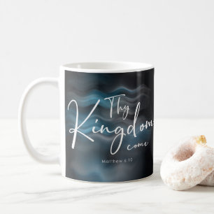 Modern Kom Modern skrift Bible Verse från Storbri Kaffemugg