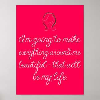 Modern kometology Salon Poster