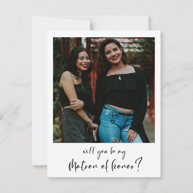 Modern Kommer du att bli min matron med hederskort (Framsida)