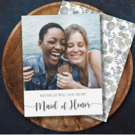 Modern kommer du att vara min Maid of honor-eukaly