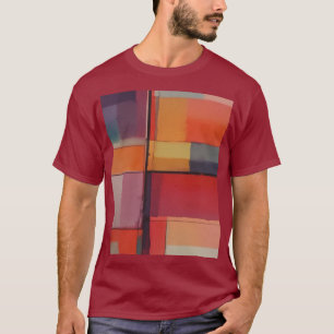 Modern komposition abstrakt konstverk t shirt